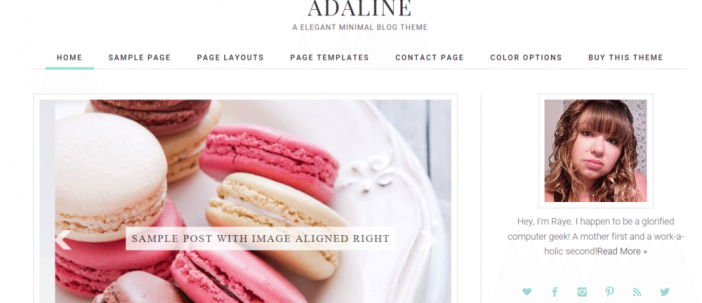 Adaline Theme