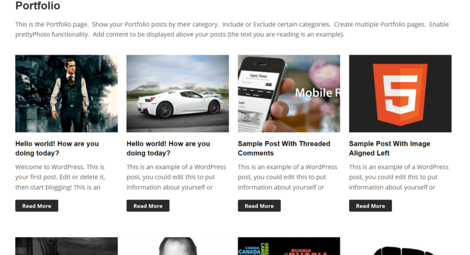 Ally Portfolio Example Ally Portfolio Example