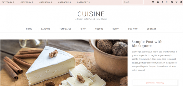 Cruisine Theme