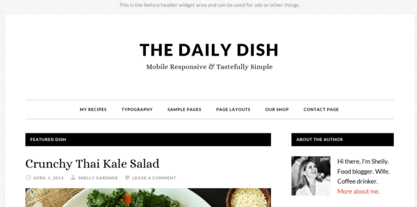 Daily Dish Pro Theme Daily Dish Pro Theme