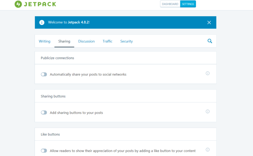 Jetpack Sharing