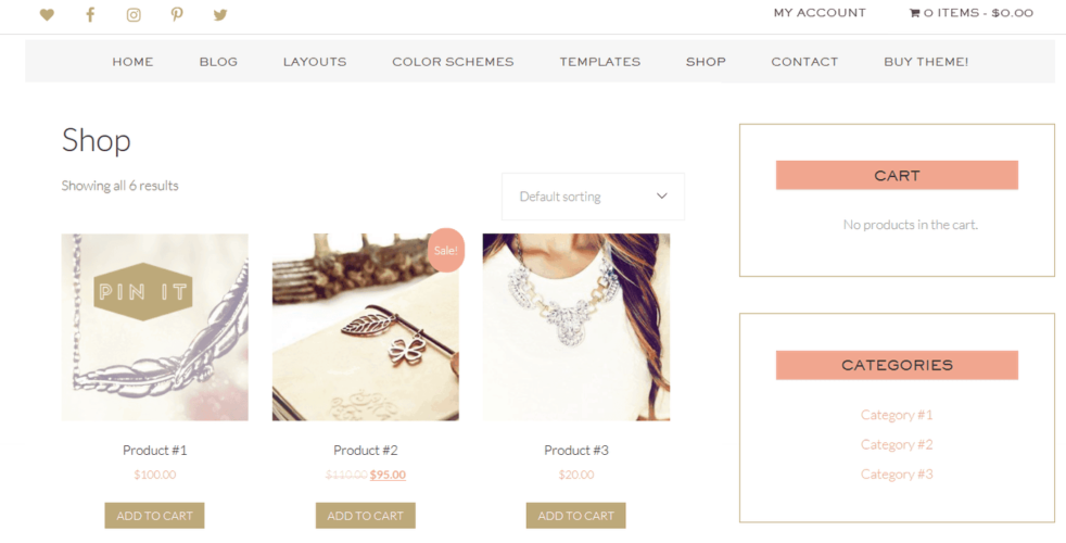 Natalie Shop Example