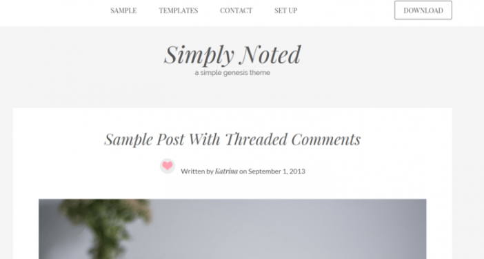Simply Noted Theme
