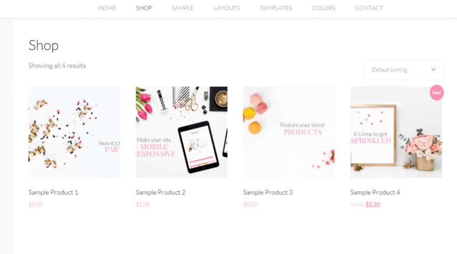 Sprinkle Shop Example