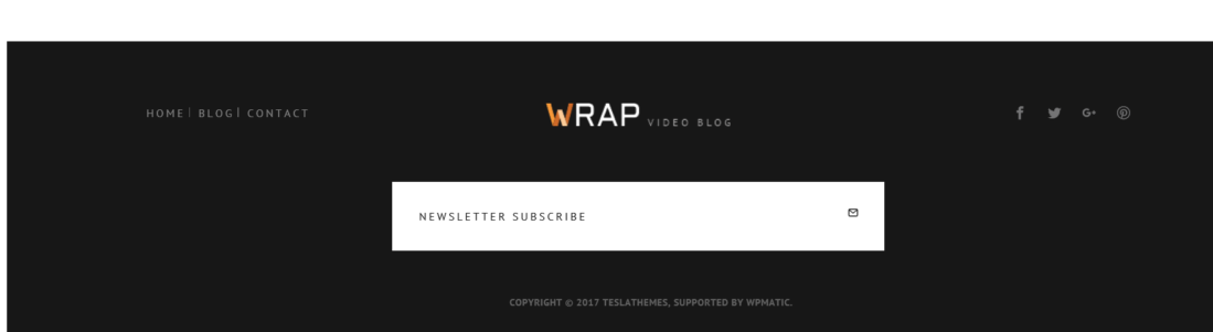 Wrap Footer Widget