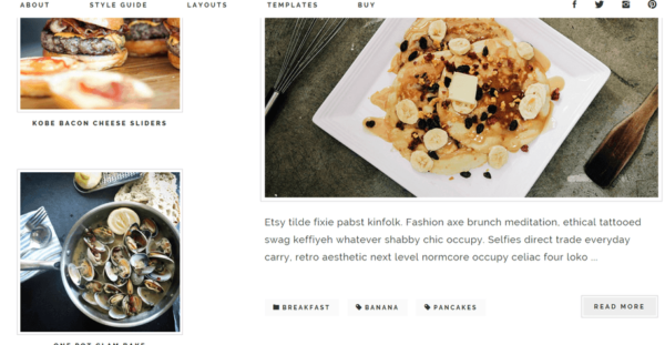 artisanal blog post