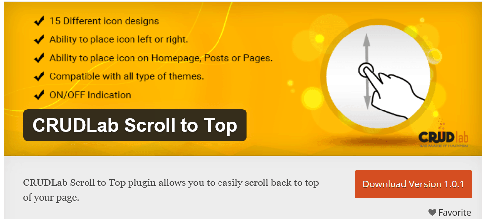 crudlab scroll to top crudlab scroll to top
