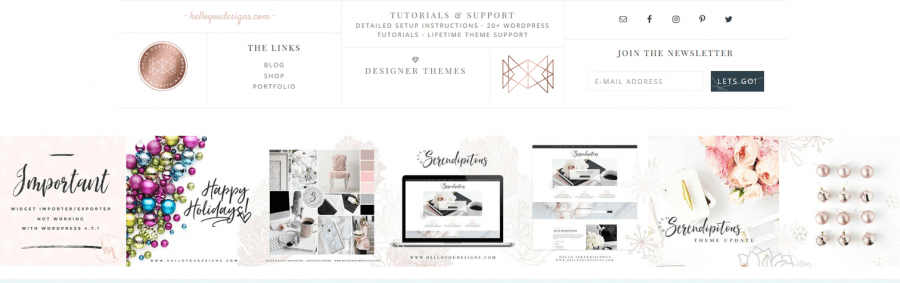 hello-gorgeous footer
