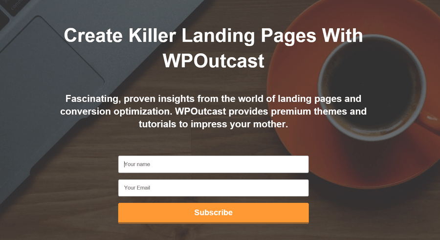 landing page mother