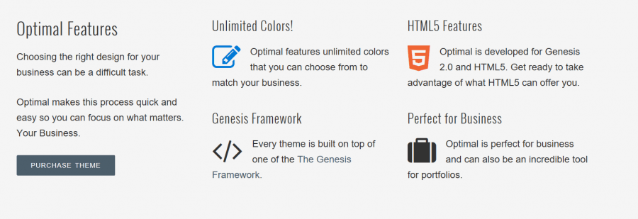 optimal features optimal features