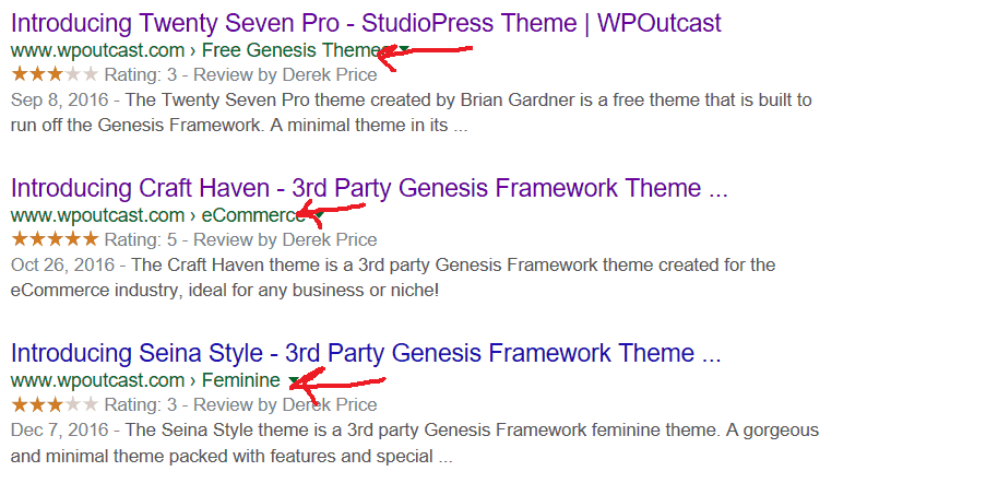 search category