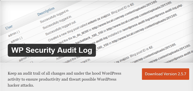 security audit log