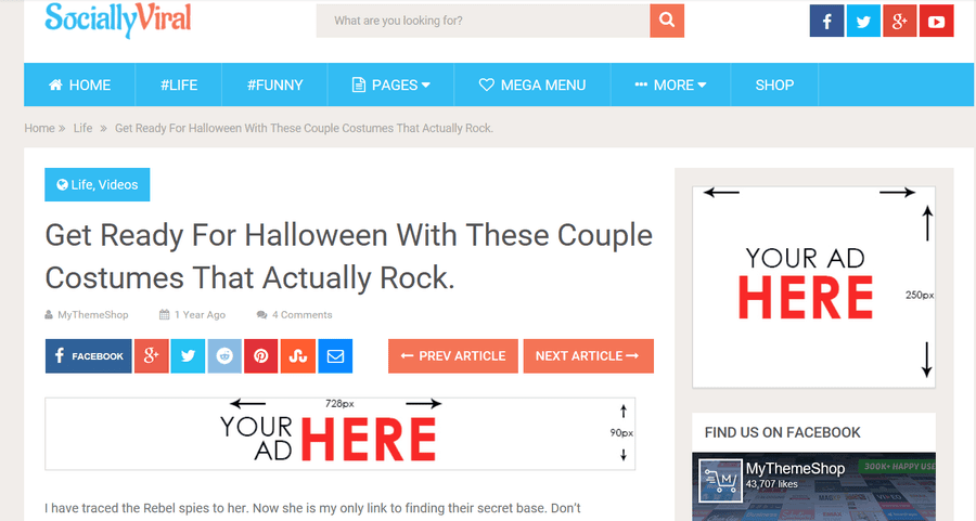 socially viral advertise