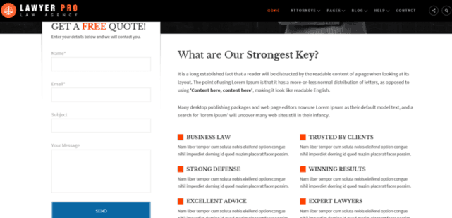 starter pro lawyer demo