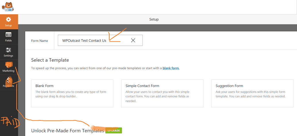 wp forms new wp forms new